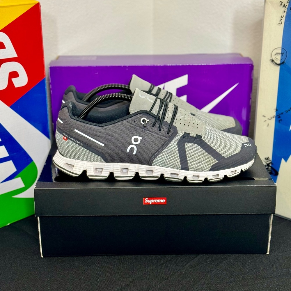 On Cloud Combo black/alloy Running Shoe Mens Size 9.5